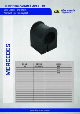 DK 156 Vıraj Demır Lastiği On Mercedes Sprınter 901>903 95>06 9013230185 5104065AA 2E0407473E 9013230088 9013230088S2 9013230185S1 9013230288 9013230288S2 A9013230185