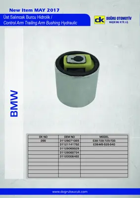 DK 0266 Salıncak Burcu Bmw E39 E38 On Sağ Sol 31126769715 31121141752 31129071085 31129069829 31120006482 31129068734 31121141721 31121141722 31129069825 31120307882