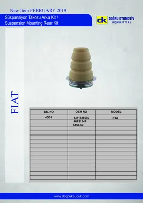 DK 4006 Süspansiyon Takozu Arka Doblo-Panorama 46817717