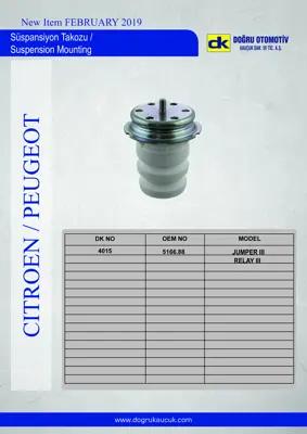 DK 4015 Süspansiyon Takozu Arka Boxer-Ducato Iıı-2.2-2.3-3.0 Jtd 06> 1351266080 516688