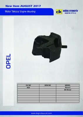 DK 505 Motor Takozu Record 66 > 684261