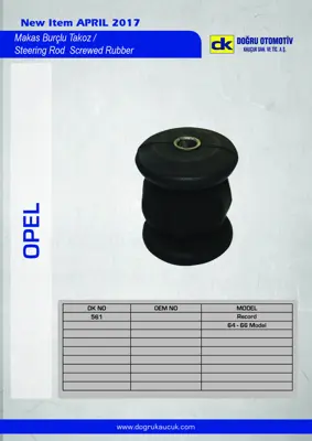 DK 561 Makas Burçlu Takoz Record 64>66 423025 97130541