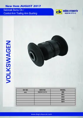 DK 905 Salıncak Burcu Ön Volkswagen Bm 901 902 903 904 9013330214 2D0511171 A9013330214 A2D0511171 2D0407083 2D0407140 2D0411051 2D0422833S1 9014600155 9014600205