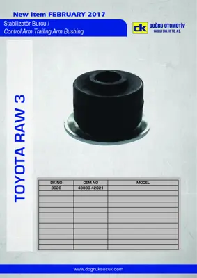 DK 3026 Toyota Stabılızator Burcu 