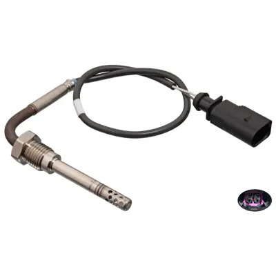 FEBI BILSTEIN 49296 Egzoz Sıcaklık Sensoru Audı A6 09>11 Exeo 09>14 Sıyah 3L906088AB