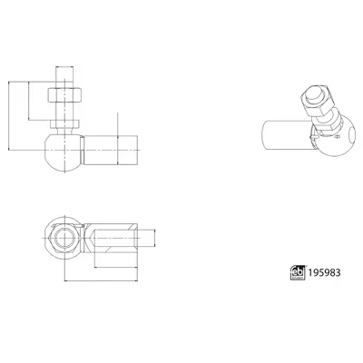 FEBI BILSTEIN 195983 Rotıl                                                                  06360906202