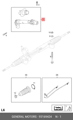 PSA 93169424 Direksiyon Mafsal Vectra C 34170AG011, 34170AG041, 13251806, 96535274, 93169424, 13351822, 564003D090, 564002D500, 564004H000, 564003D000