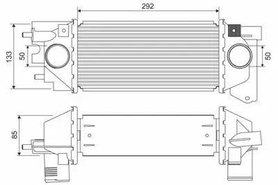 VALEO 822921 Turbo Radyatoru Land Rover Freelander 