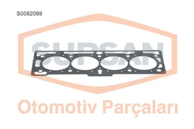 SUPSAN S0082089 Celık Silindir Kapak Contası Logan Sandero Kangoo 1,4 8v - 1,6 8v (K7m 750 K7j 710) (Mls) GM 7700742074, GM 7700739302, GM 7700872030, GM 6001544057, GM 7700273786, GM 7700853986, GM 7700740075, GM 11349059171, GM 7701468709, GM 7701468142