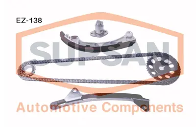 SUPSAN EZ-138 Eksantrik Zıncır Seti Corolla 1.4-1.6 Vvtı Benzınlı 2002-2007 Avensıs 1.6 2003-2008 (6 Parca) 130500D010, 9031138059, 135610D020, 135590D020, 135400D020, 1352322020, 135210D020, 1350622030, 135060D020S2, 1350622030S2