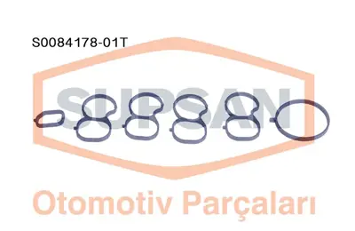 SUPSAN S0084178-01 Emme Manıfold Contası Takım Doblo Iıı Lınea Punto 1.6 Multıjet (Kaucuk Kaplı Sac) 46816020, 849528, 93179058, 93179066, 737307, 93178058, 468160020, 55190238, 55206459, 55210201