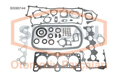 SUPSAN S0080144 Motor Takım Conta Skc Lı Hyundaı Accent Era 1.6 Benzınlı 2006-> Elantra 1.6 Benzınlı 2001-> 2091026K00, 2091026H00, 2091026K01, YS6W1125CB, 93FX1125S1A, 93FX1125SA, 3N211125AA, 1524589, YS6W1125AA, 89FB1125CE