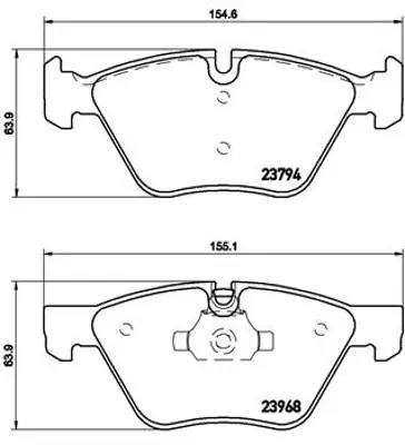 FTE 9001070 Fren Balatası On Bmw E60 E87 E90 F10 34116858047