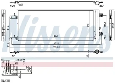NISSENS 940409 Klima Radyatoru Daf Xf106  12- 2015914