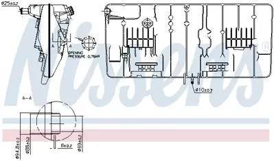 NISSENS 996031 Imbusat Deposu Man F2000 19.423 D2866 94> 19.463 D2876 94> 19.464 D2876 98>     (Kapaklı) 81061026227