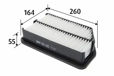 VALEO 585425 Hava Filitresi Hyundaı Ix35 1109130U1510 119530030 14528387 19266219 2151323001 2630011100 2630021010 2630021A00 2630035054 2630035056