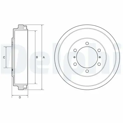 DELPHI BF631 Fren Kampanasi 4243126122
