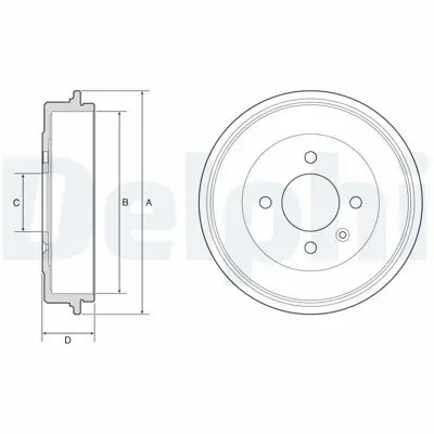 DELPHI BF642 Fren Kampanasi 30011032