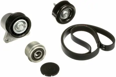 GATES K106PK2228 V Kayıs Seti 4'Lu Set (Gergi+bılya+kayıs+alternator Rulmanı )  Mondeo Iıı (B5y) 1.8 16v 00>07 Mondeo 