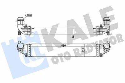 KALE 375730 Turbo Radyatörü 13356680 39109104