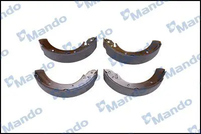 MANDO RMLH06 Arka Fren Balatası Pabuc H100 Mınıbus 6614203019 89053200 A6614203019 H100 MLH06 NA272