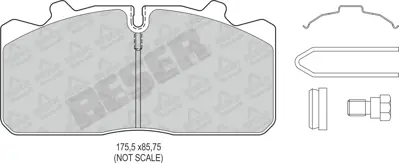 BESER 3565/A On Fren Balata Man 12 153 (97 ) - (Aksesuarsız) 12182145