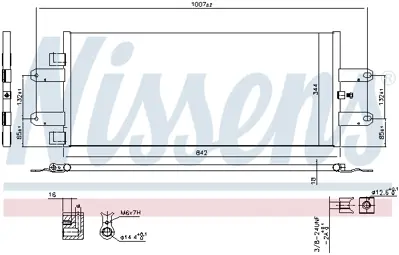 NISSENS 940440 Klima Radyatoru (Kondenser) Scanıa P, G, R, T Serıler 2004 Ve Sonrası 1921284