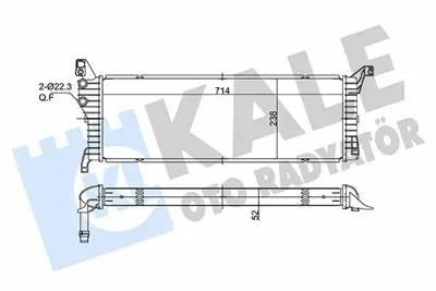 KALE 362775 Motor Radyatoru Transporter T7 16> 2.0tdı Cxga Cxha Cxeb 7E0121212B 7E0121212