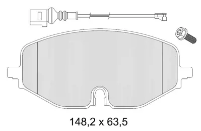 BESER 4408 Fren Balatası On Leon Octavıa Iv 2.0 Tdı 20> Caddy  Golf Vııı 1.5 Tsı 19> 5WA698151 , 5WA698151A , 5WA698151P , 5WA698151Q