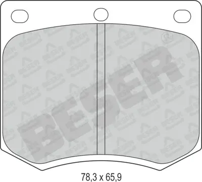 BESER 3312 Fren Balatası On Wva 20230  Ford Taunus 1.6 1976-> 1354817, 1354820, 1354821, 1354825, 1356413, 1356415, 1356417, 1356419, 1356421, 1356423
