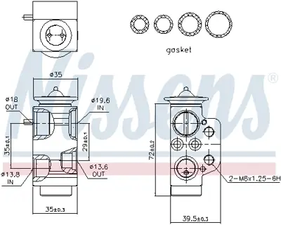 NISSENS 999317 Genlesme Valfı Vw T5  03>10          7H0820712B