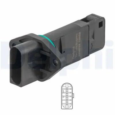 DELPHI AF10754-12B1 Debımetre Sensoru A3,A3 Quattro,A4,A4,A4 Quattro,A4 Quattro,A6,A6 Quattro,Tt,Tt Quattro  Bora,Bora,V 6A906473A