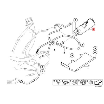 BMW 16137200075 Aktif Karbon Filitre E60-61-63-64 16136761043