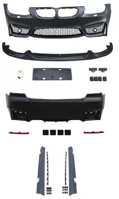 WENDERPARTS BA0922113 Gövde Kiti E92 E93 F.Yik-Li, 00-00-Çikis, Mrsp-Li, Ön Lip -///M4-Style- 2006-09 A0922113