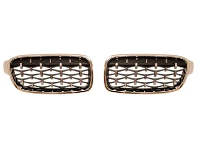 WENDERPARTS BA1303178 Panjur F30+lcı (Set) Krom/Krom/Siyah -Diamond- 2012-18 A1303178