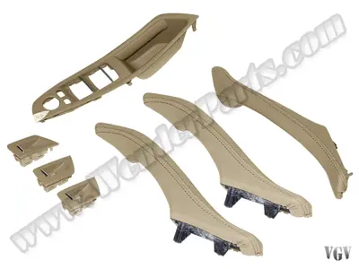 WENDERPARTS BA51417225875L7 Kapi Tutamak Seti F10+lcı Ön&Amp;Arka; Bej Deri Kaplamali A51417225875L7