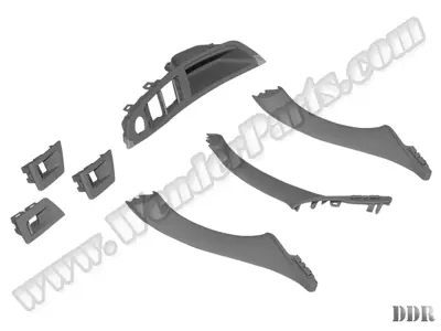 WENDERPARTS BA51417225877S7 Kapi Tutamak Seti F10+lcı Ön&Amp;Arka; Gri A51417225877S7