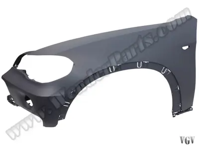 WENDERPARTS BN51657178393P Çamurluk X5:E70 Ön Sol; Delikli, F.Yik-Siz, Plastik 2007-08 51657178393P