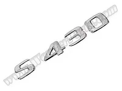 WENDERPARTS MA2208170315 Bagaj Yazisi -S430- [w220] A2208170315