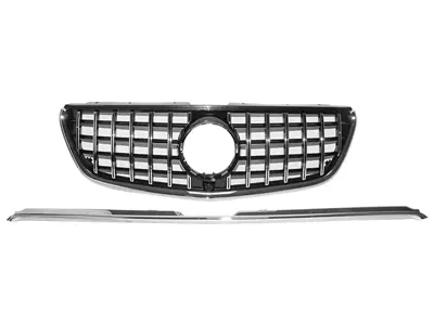 WENDERPARTS MA4473167 Panjur V-Class 447 Krom/Siyah, Kam-Li + Üst Çita -Gtr- 2015-20 A4473167