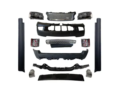 WENDERPARTS RR_LR152102 Komple Gövde Kiti Range Rover Vogue Pdcli:Ön/Arka,Panj-Lu, Egz.Uçlu, Çamurluk, Far/Stop/Sisli  -Autobiography 2010-12 LR152102