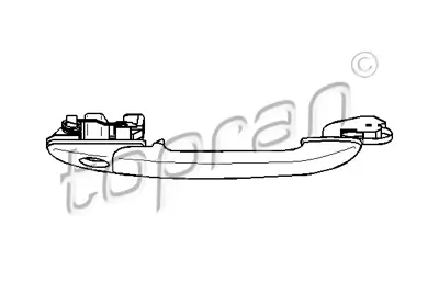 TOPRAN 111278001 Kapı Kolu Dıs On Sağ Polo 95>00 6N0837207B3FZ