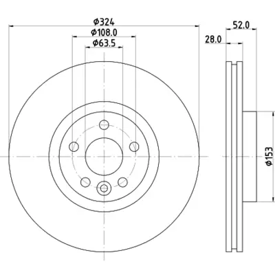 BOSCH 0986479J41 Fren Disk Volvo Xc60 Ön 