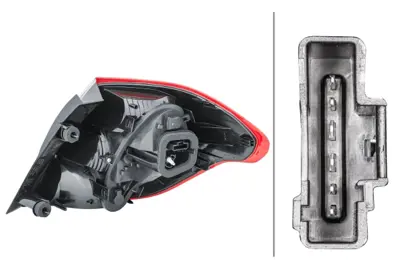 HELLA 2VP354988-011 Stop Lambası Sol C4 Iı Ds4 5 Kapı 10> (Çamurluktakı) (Oe) 354988011 5390711 6350KS 975931