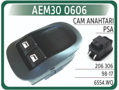 AEM 30 0606 Cam Anahtarı Cıftlı P206 P206+ (T3e) Plus 01> SWR701051, CWR70105GS, 462060134, 6552WQ, 50082501, EWSPE008, 50082501OE, 26092, WG1888439, BSG70860003