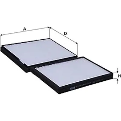 FIL FILTER HC7329 Polen Filitresi Focus Iı 1.4 16v - 1.6tdcı - 04  >volvo C30 V70 Iı S40 Iı V50 04  >