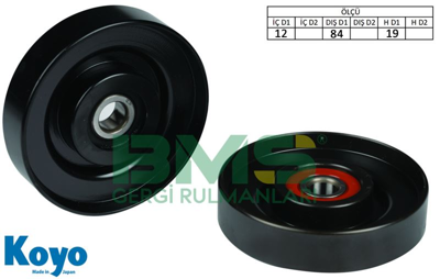 BMS 185 Alternator Gergi Rulmanı 12×84×19 Demır (Iron) Nıssan Mıcra Iıı 