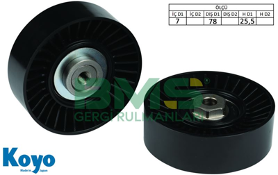 BMS 025 Alternator Gergi Rulmanı Caddy Iı Golf Iı - Iıı - Iv Passat Polo Cls Transporter Iv Toledo Ibıza 1.9tdı (26x8x78) 28145278 28145278A 28145278E 1051901 VX028145278EVX 28145291B 28145278F 19885735 37903137C 37903137F