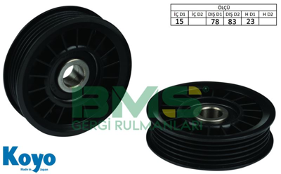 BMS 036 Alternator Gergi Rulmanı (Gerdırıcı) Passat A4 A6 1,9tdı Afn Avg 28903315M 28145278J 95VW10145DA 95VW3F572CA 95VW3F572EA 95VW6C301AA 95VW6C301AC 95VW6C301CA 95VW8501AA 95VW8501BA