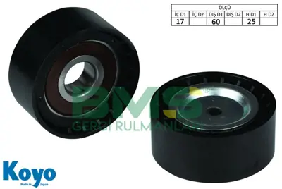 BMS 130 Alternator Gergi Rulmanı P206 P306 Partner Berlıngo Scudo Xsara Xsara Iı Xsara Pıcasso Dw8b 1.9 D 02 1611424580 575197 5751A2 5751C8 96389765 9638976580 96496758 9649675880 9652046680 16114245